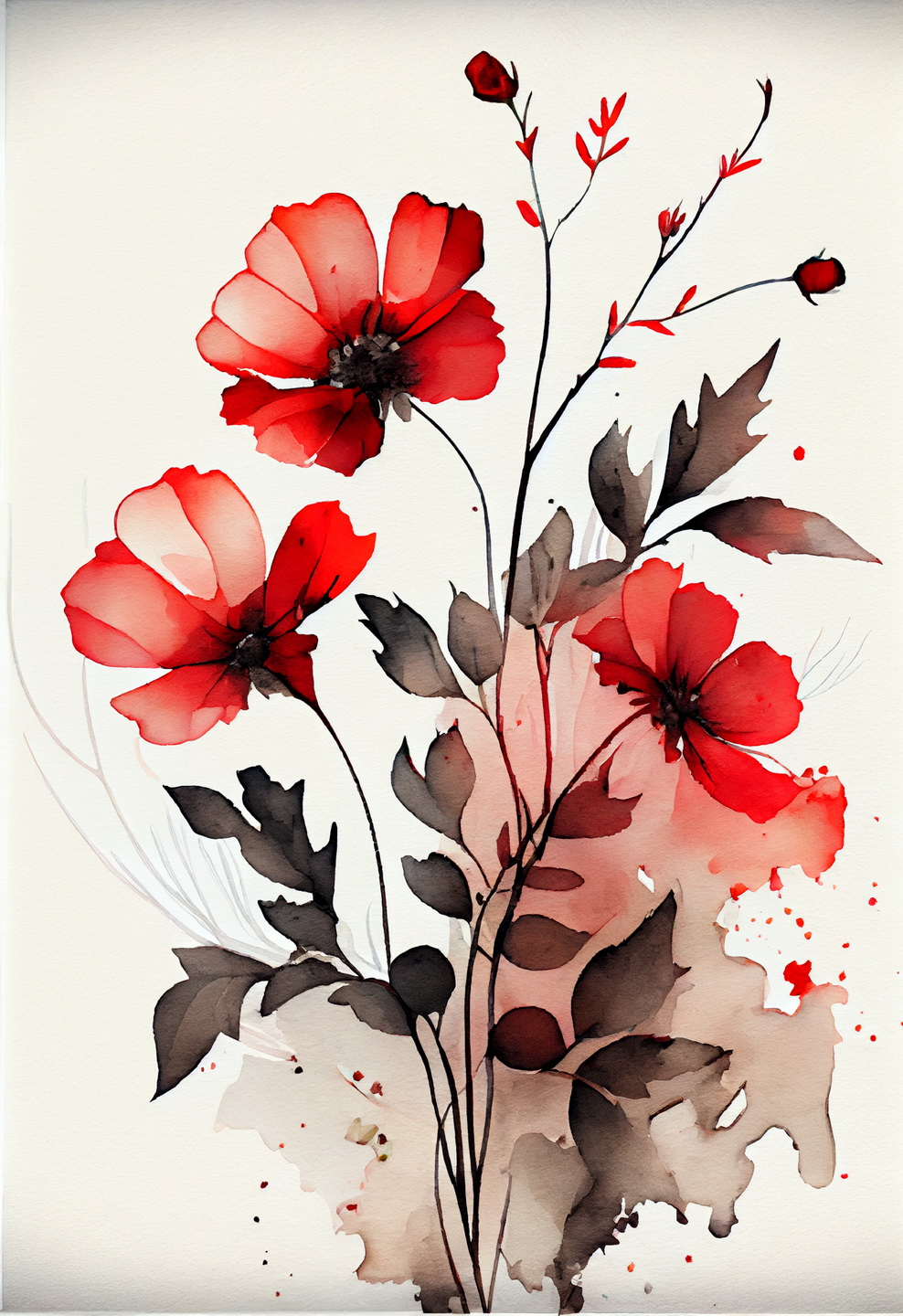 Floral Frame Graphics Elemet (184)