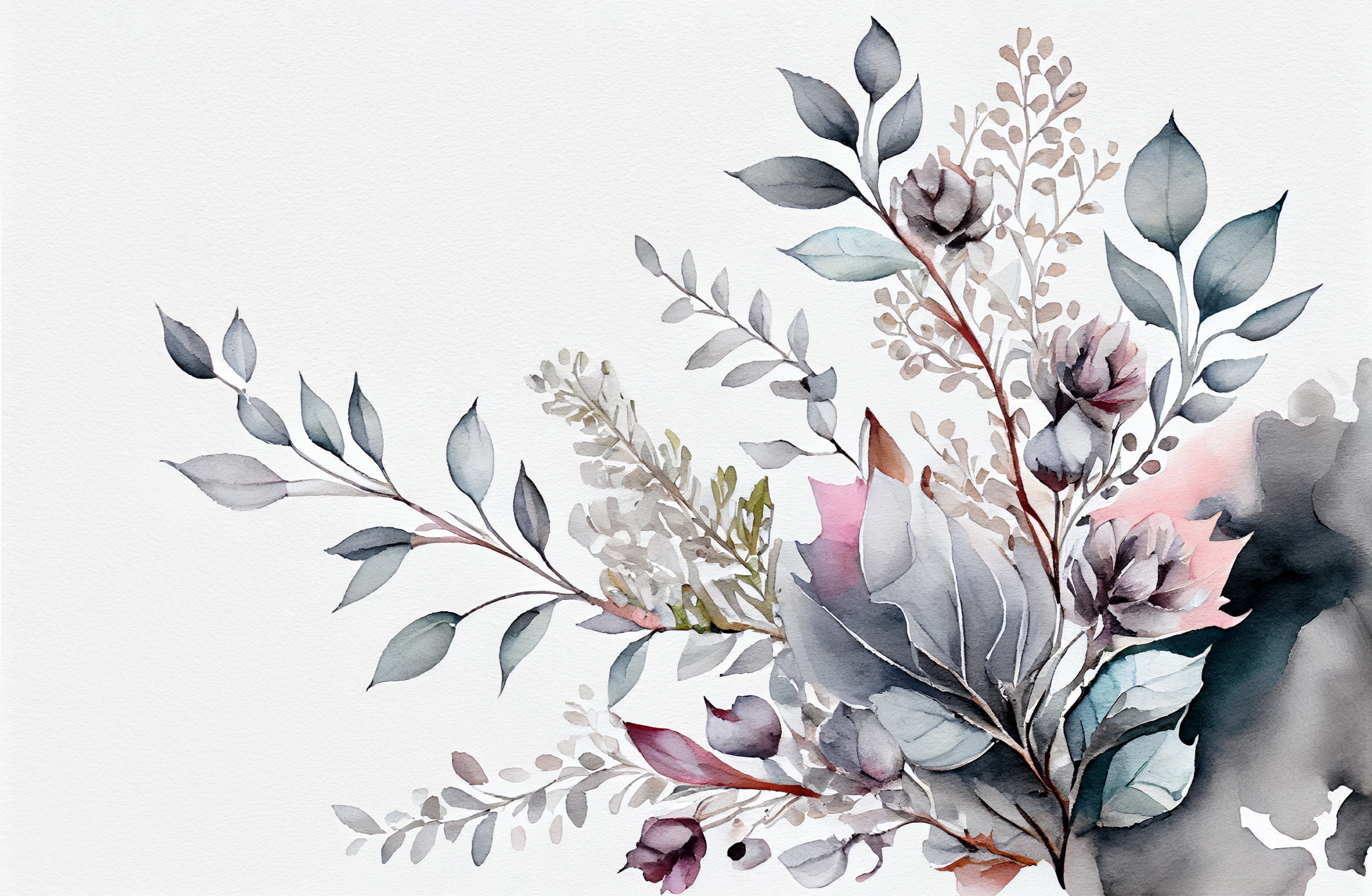 Floral Frame Graphics Elemet (190)