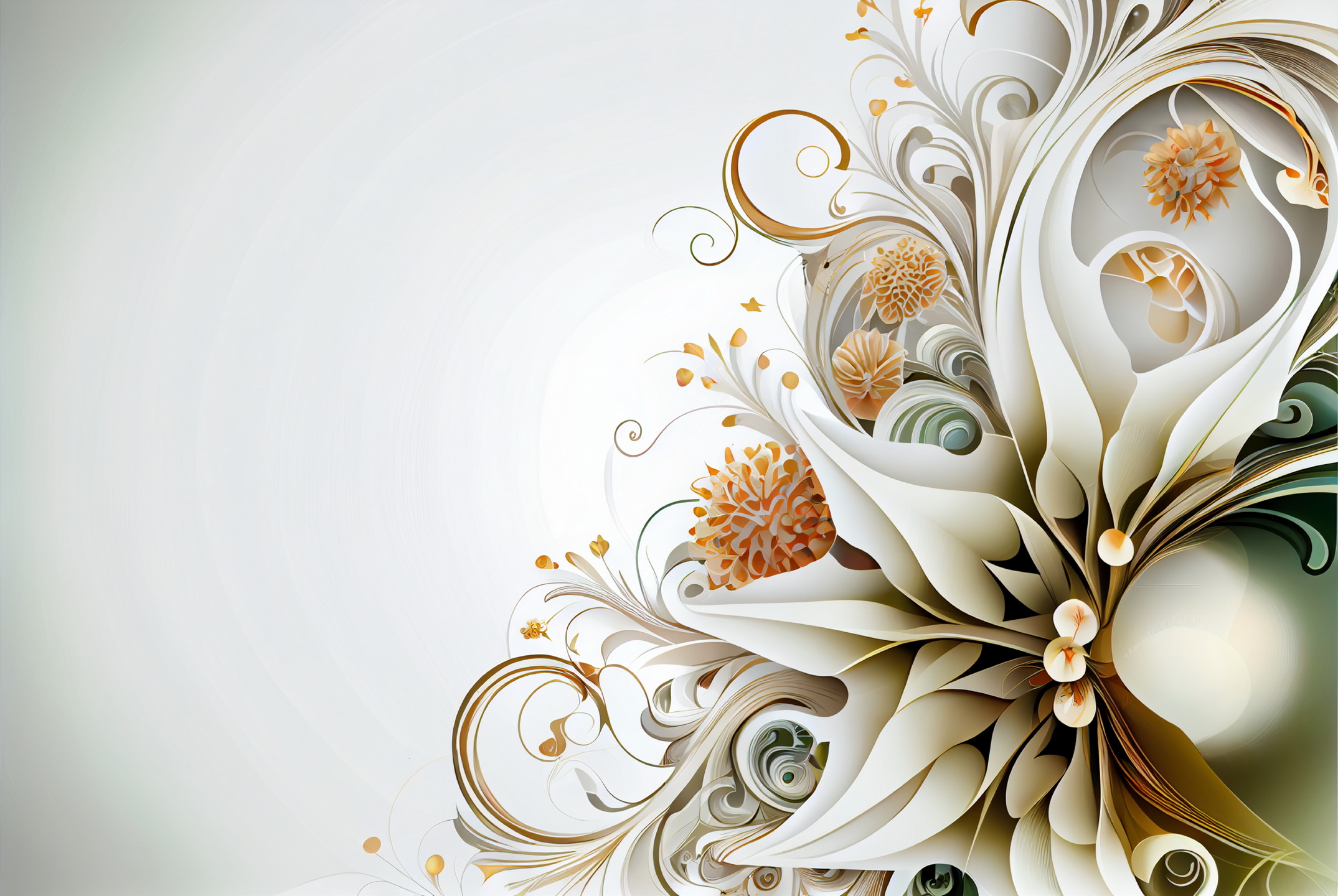 Floral Frame Graphics Elemet (196)