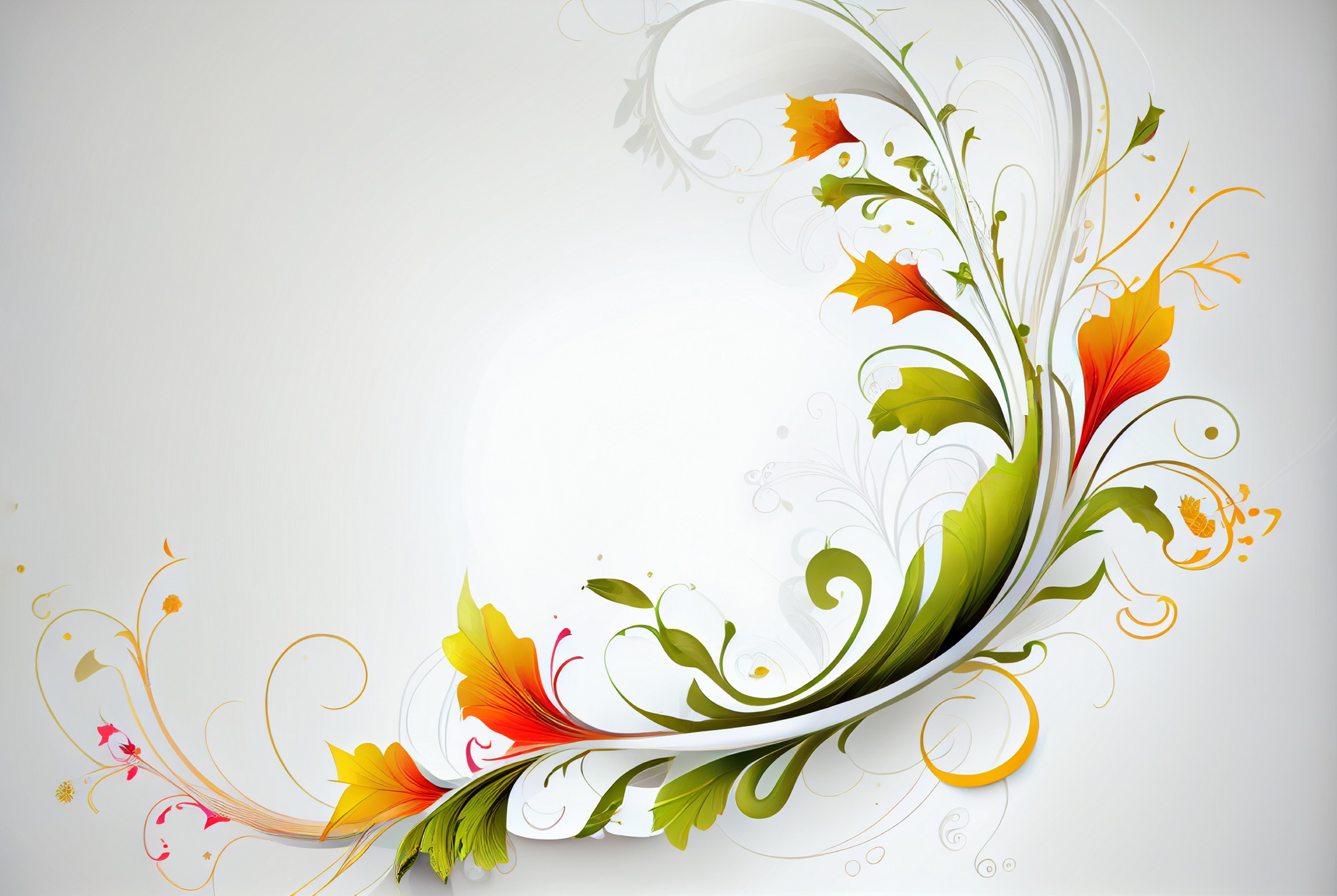 Floral Frame Graphics Elemet (199)