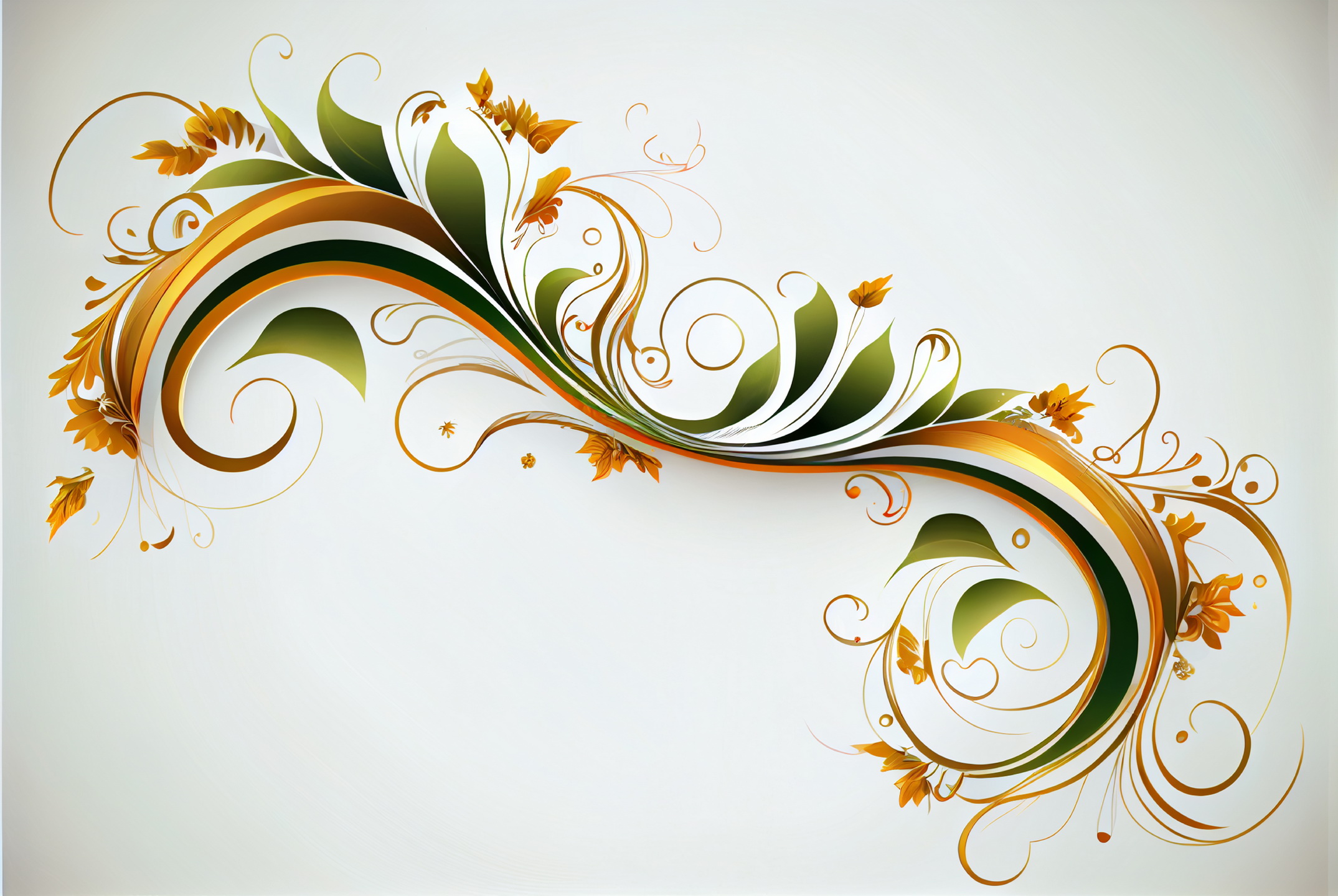 Floral Frame Graphics Elemet (202)