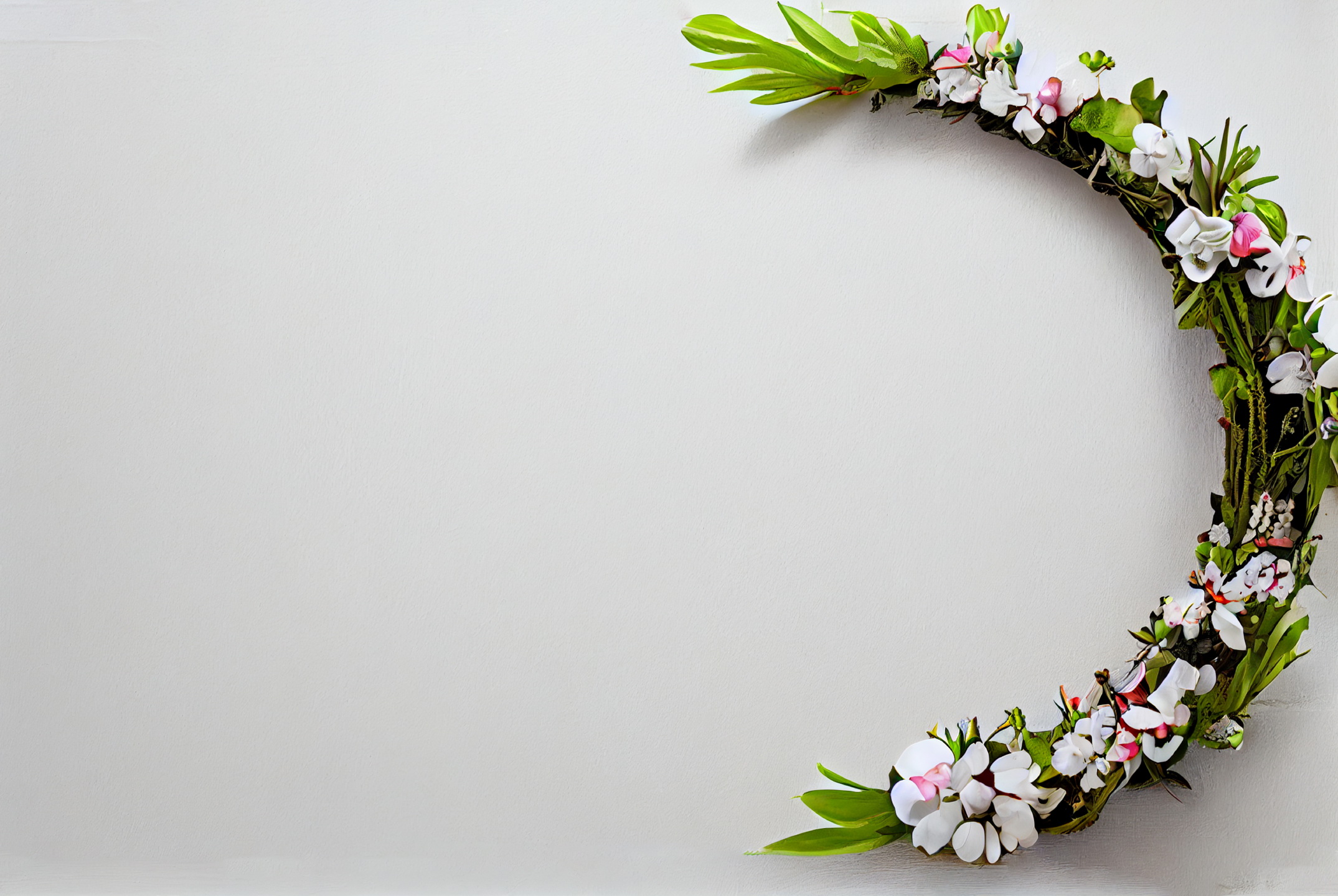 Floral Frame Graphics Elemet (204)