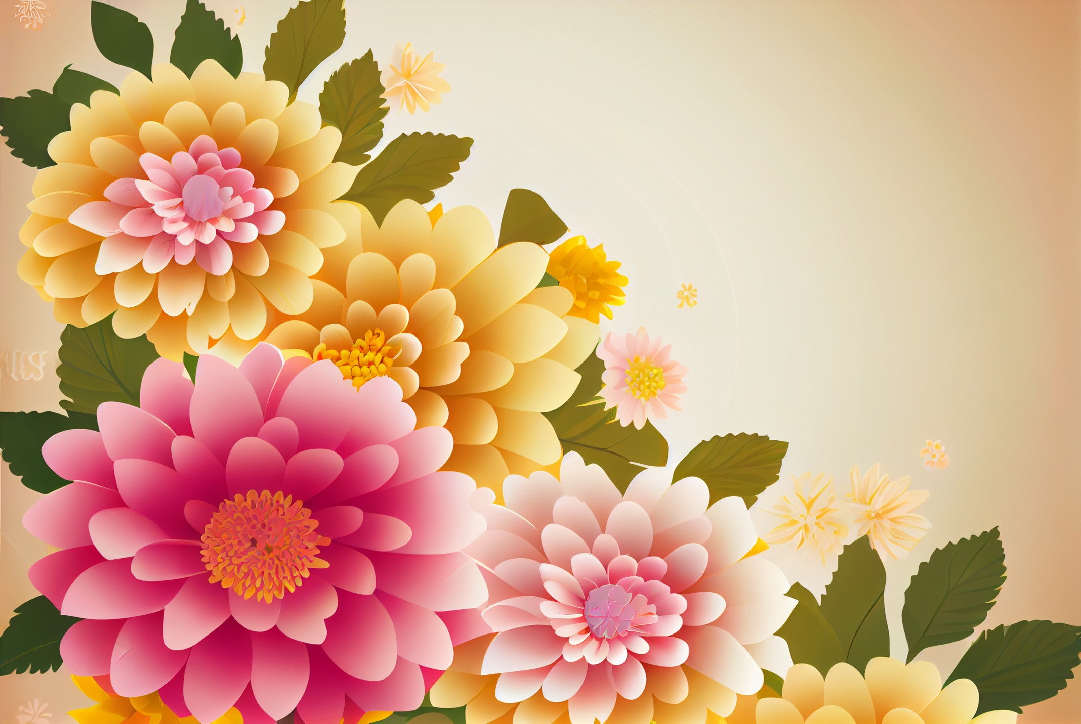 Floral Frame Graphics Elemet (208)