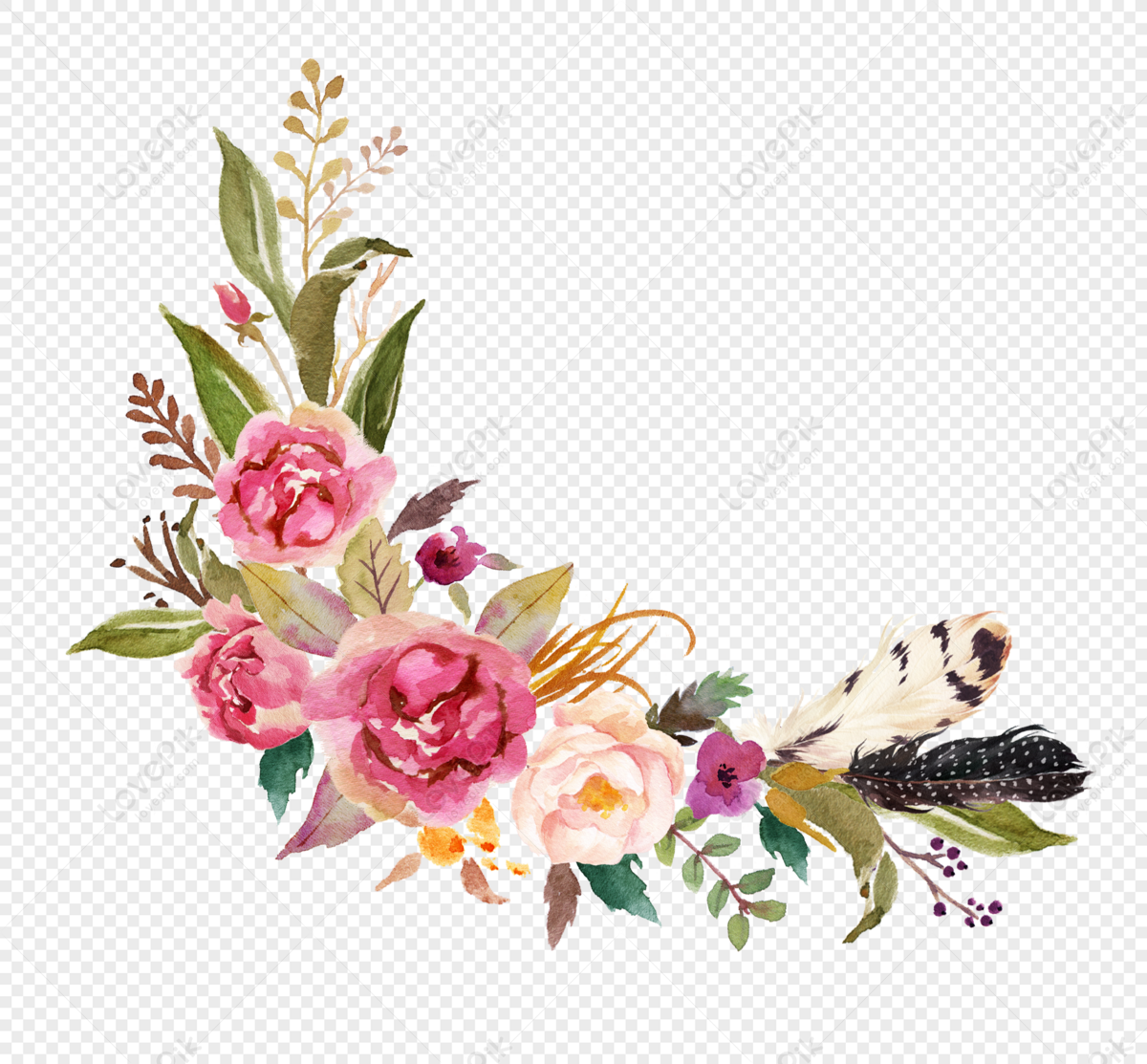 Album Floral Graphic Element (7)