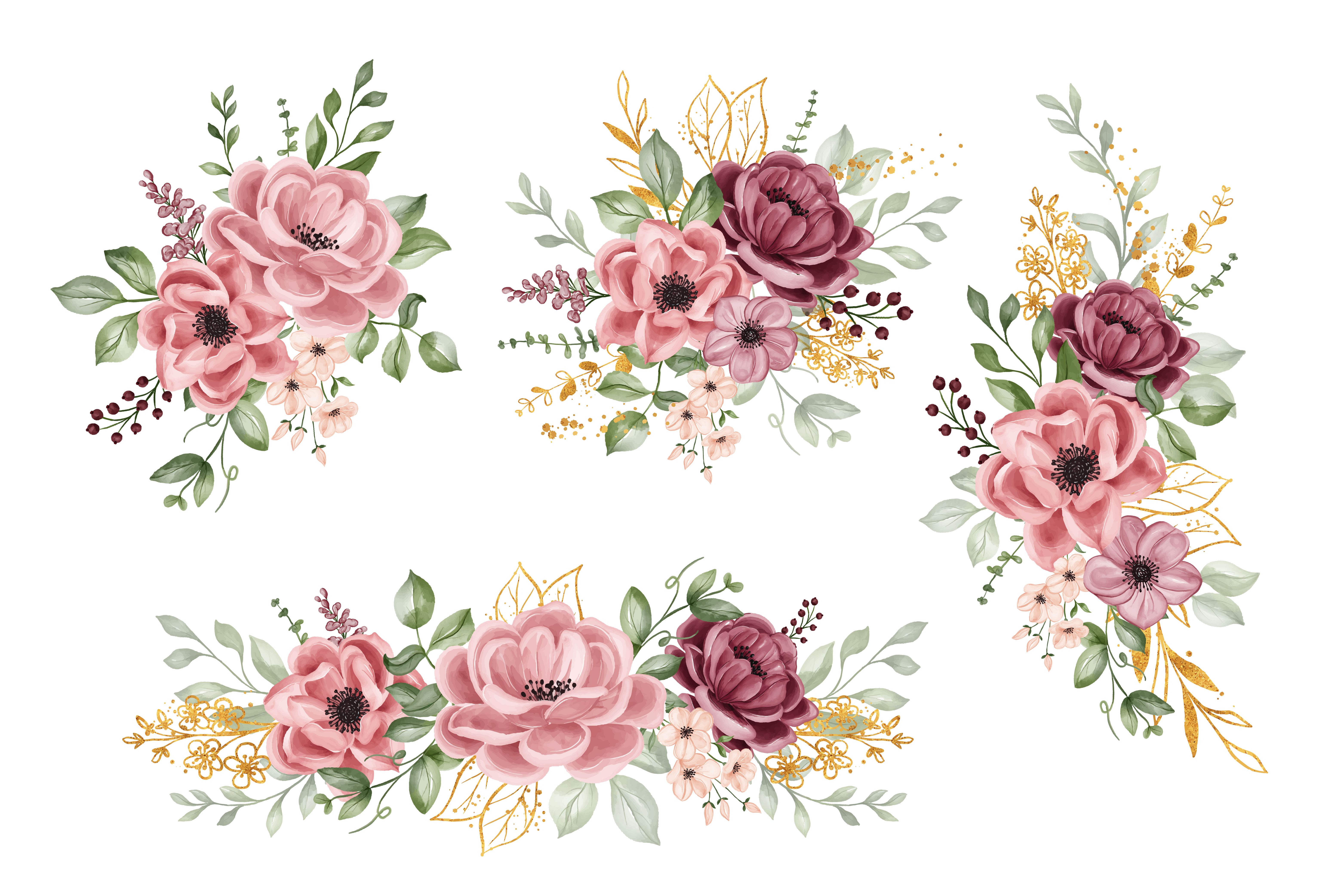 Album Floral Graphic Element (12)