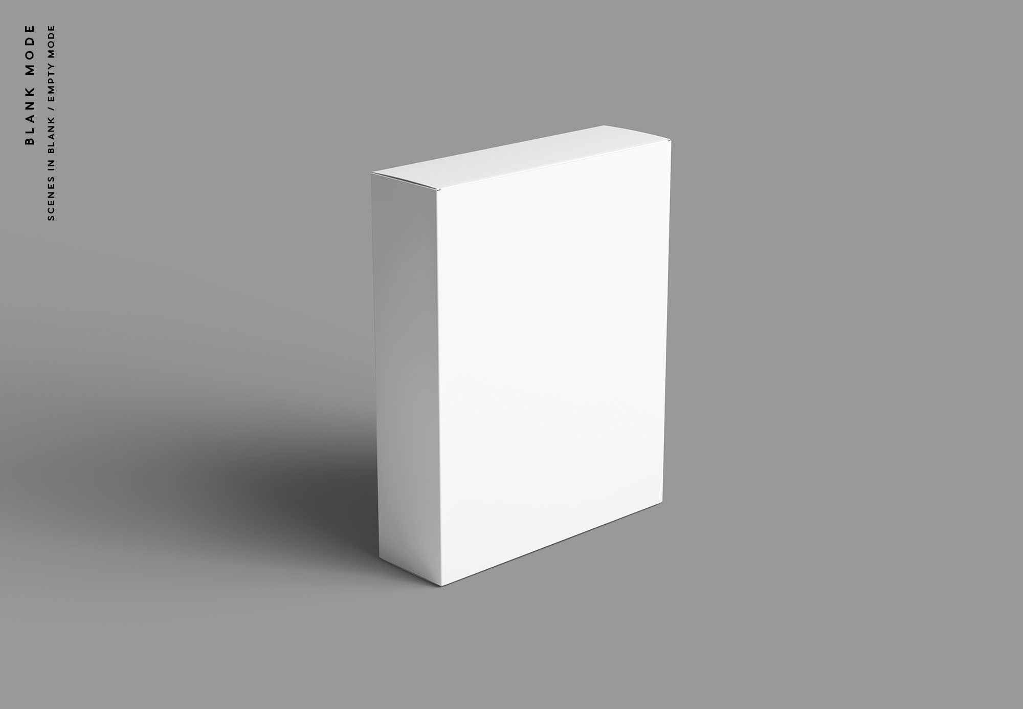 Product Box Mockup Blank Mode