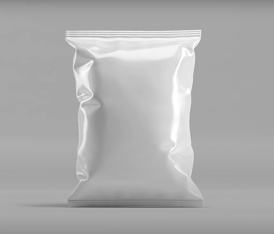 Wipes package mockup realistic