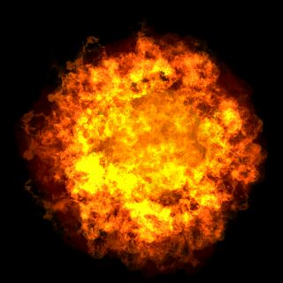 Fire Explotion with Dark Background JPG Image (9)