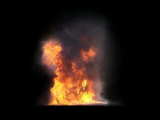 Fire Explotion with Dark Background JPG Image (10)