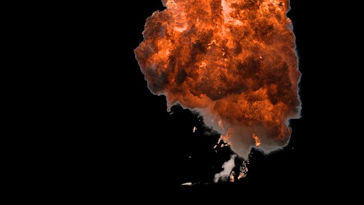 Fire Explotion with Dark Background JPG Image (29)