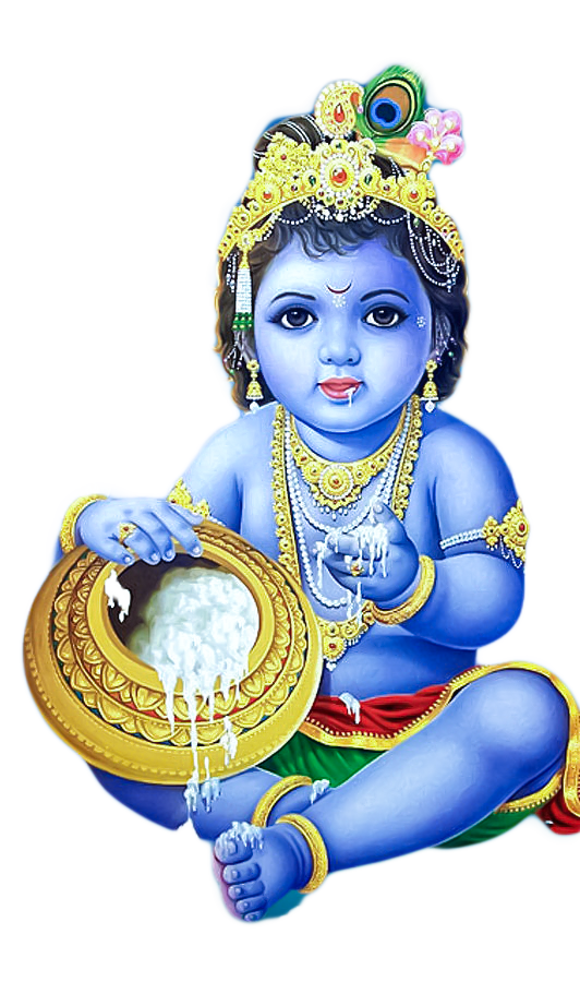 Krishna PNG Image Element (30)