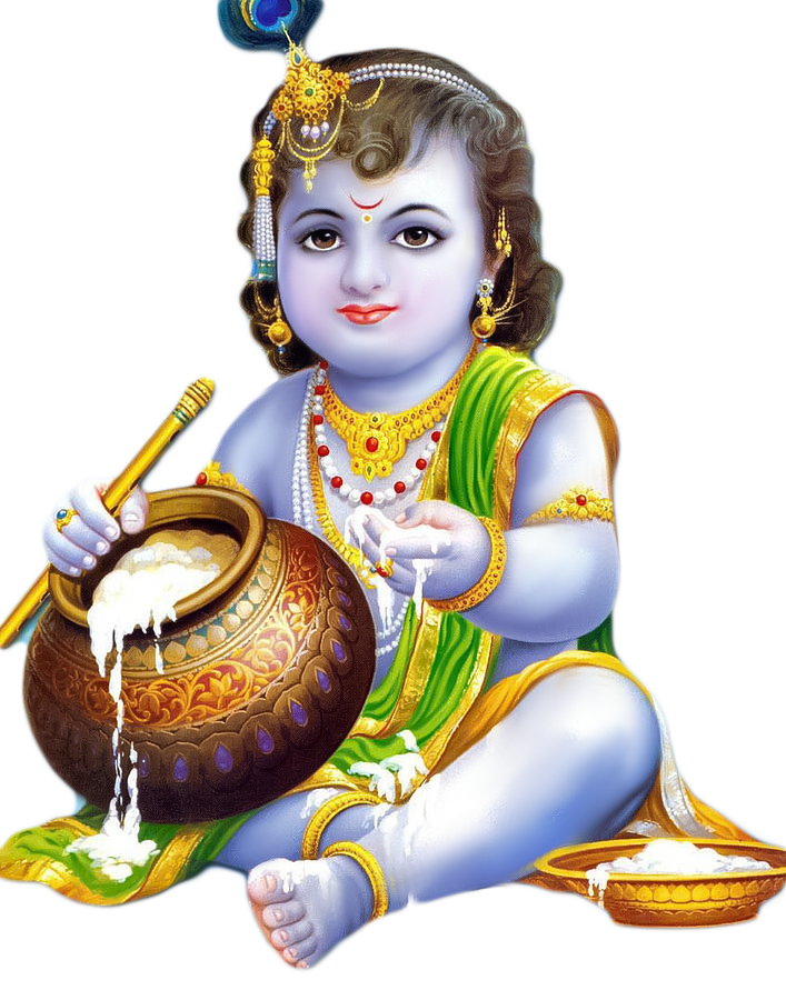 Krishna PNG Image Element (31)