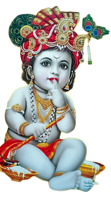 Krishna PNG Image Element (33)