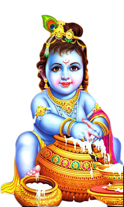 Krishna PNG Image Element (35)