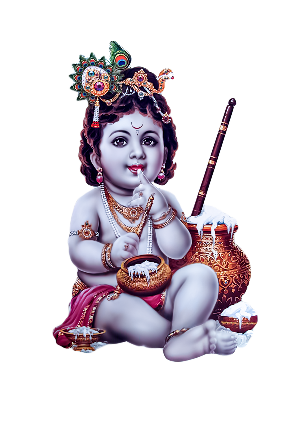 Krishna PNG Image Element (40)