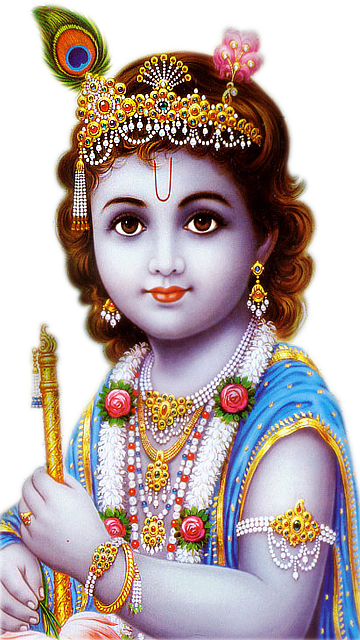 Krishna PNG Image Element (49)