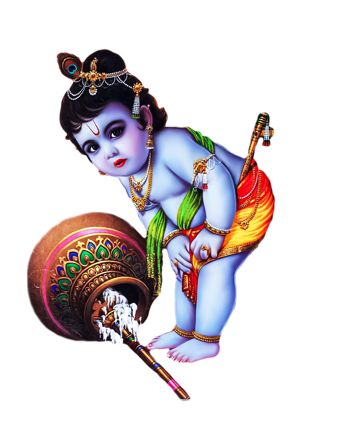 Krishna PNG Image Element (54)