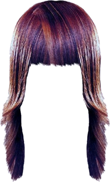 Women False Hair PNG Makeup Element (1)