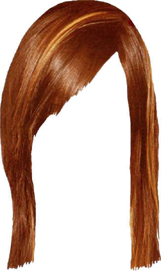 Women False Hair PNG Makeup Element (2)