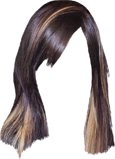 Women False Hair PNG Makeup Element (3)