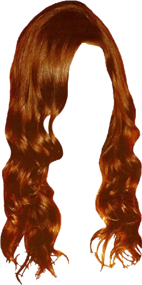 Women False Hair PNG Makeup Element (13)