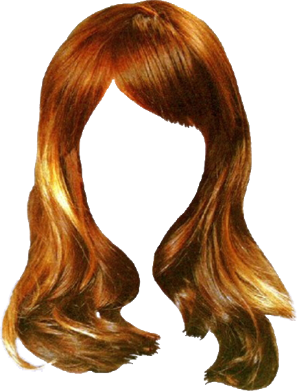 Women False Hair PNG Makeup Element (14)