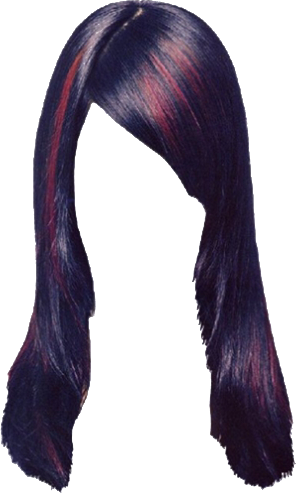 Women False Hair PNG Makeup Element (18)