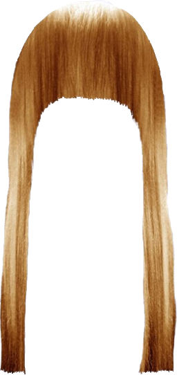 Women False Hair PNG Makeup Element (20)