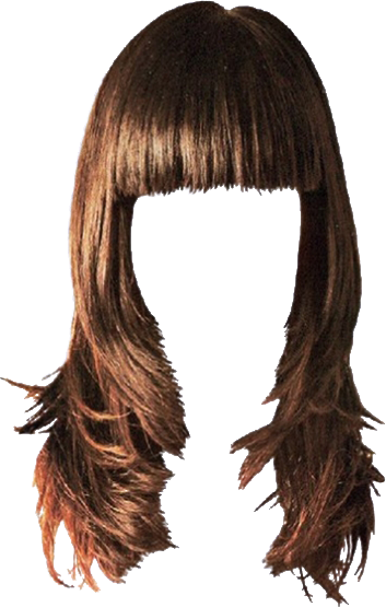 Women False Hair PNG Makeup Element (24)