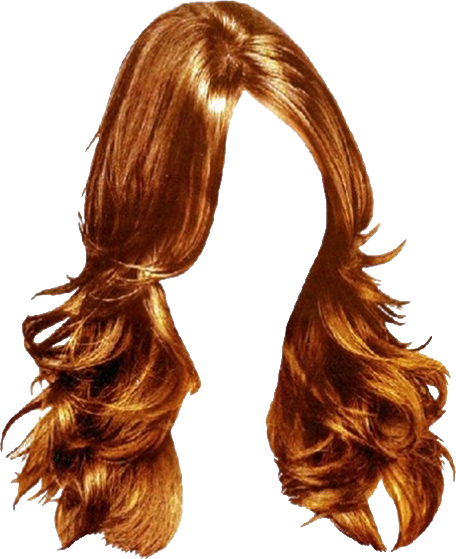 Women False Hair PNG Makeup Element (25)