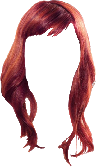 Women False Hair PNG Makeup Element (28)