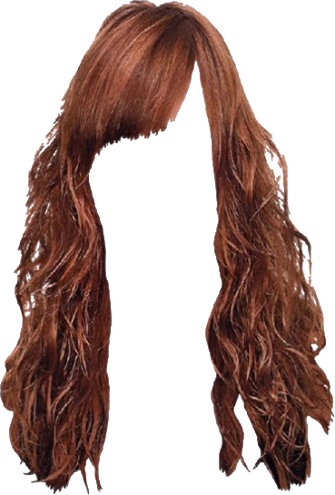Women False Hair PNG Makeup Element (32)