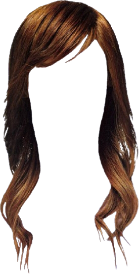 Women False Hair PNG Makeup Element (35)