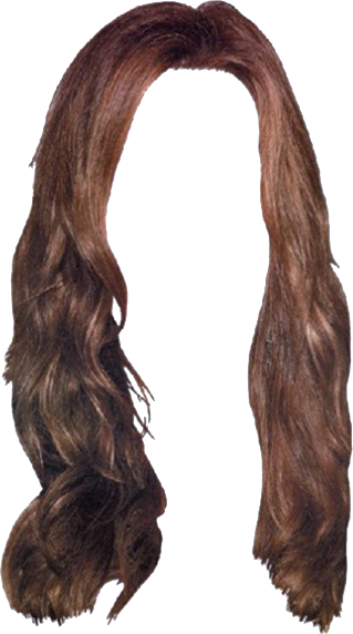 Women False Hair PNG Makeup Element (40)