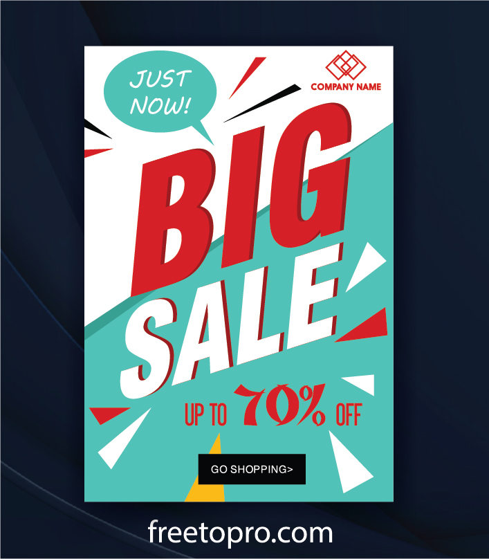 Big sale 70% Off Illustrator EPS Template