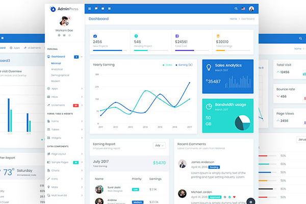 Admin & Dashboard