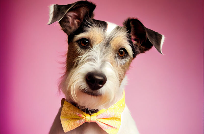 gratisography bowtie dogfree stock photo 800x525