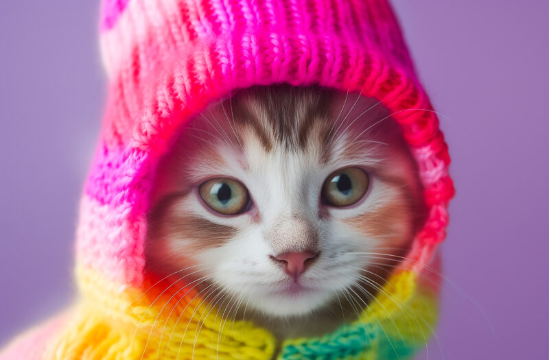 gratisography colorful cat free stock photo 800x525