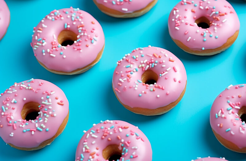 gratisography colorful donuts free stock photo 800x525