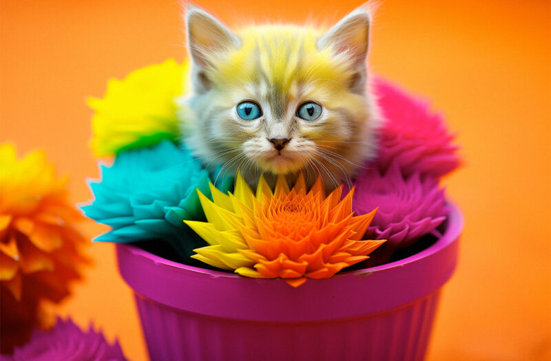 gratisography kitten plant free stock photo 800x525