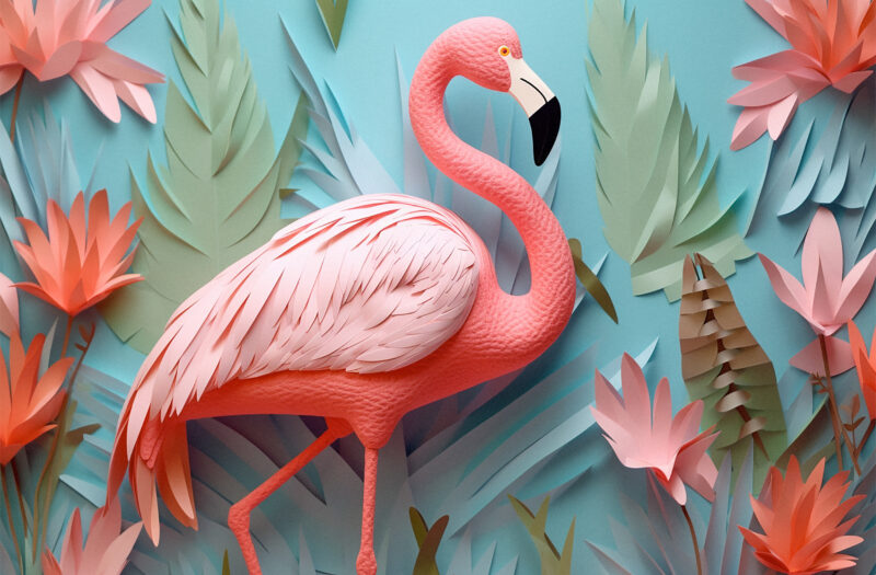 gratisography paper flamingo free stock photo 800x525