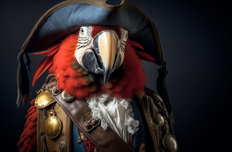 gratisography parrot pirate free stock photo 800x525