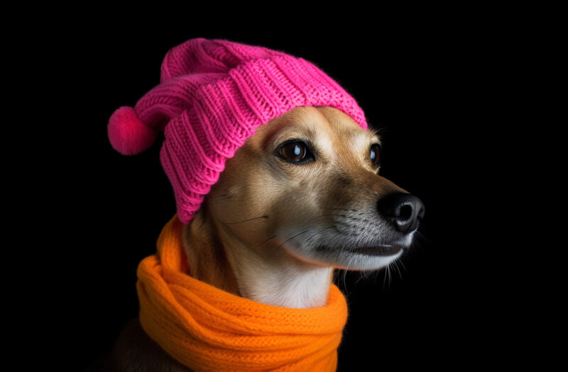 gratisography proud dog in a hat stock photo 800x525