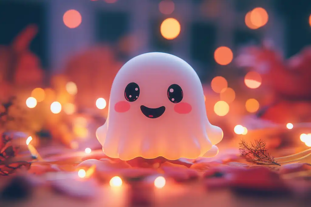 absolutely adorable fairytale halloween ghost free image