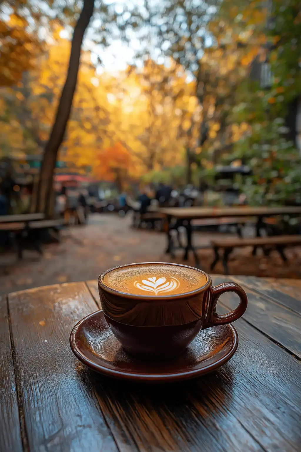 coffee in a park free image