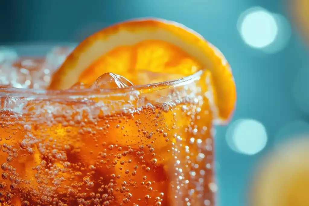 orange drink macro photography free image