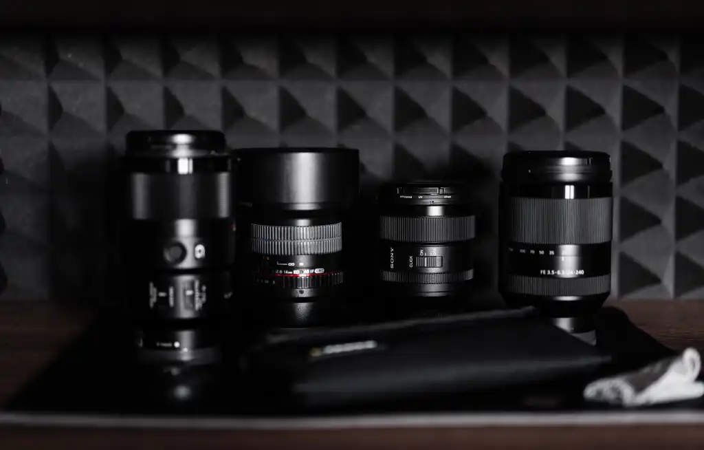 professional lenses for sony camera free photo